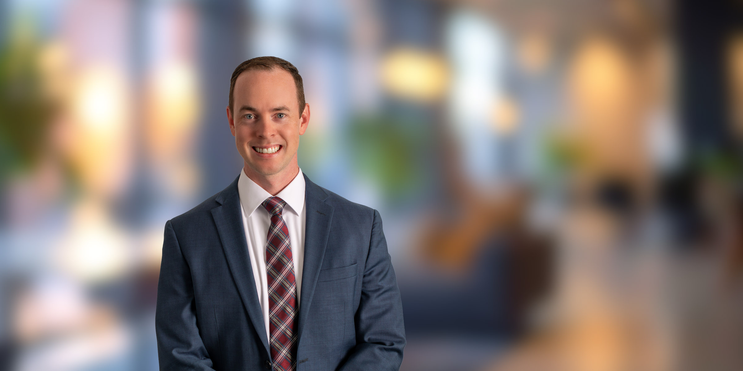 Attorney John Chappell in a suit and tie