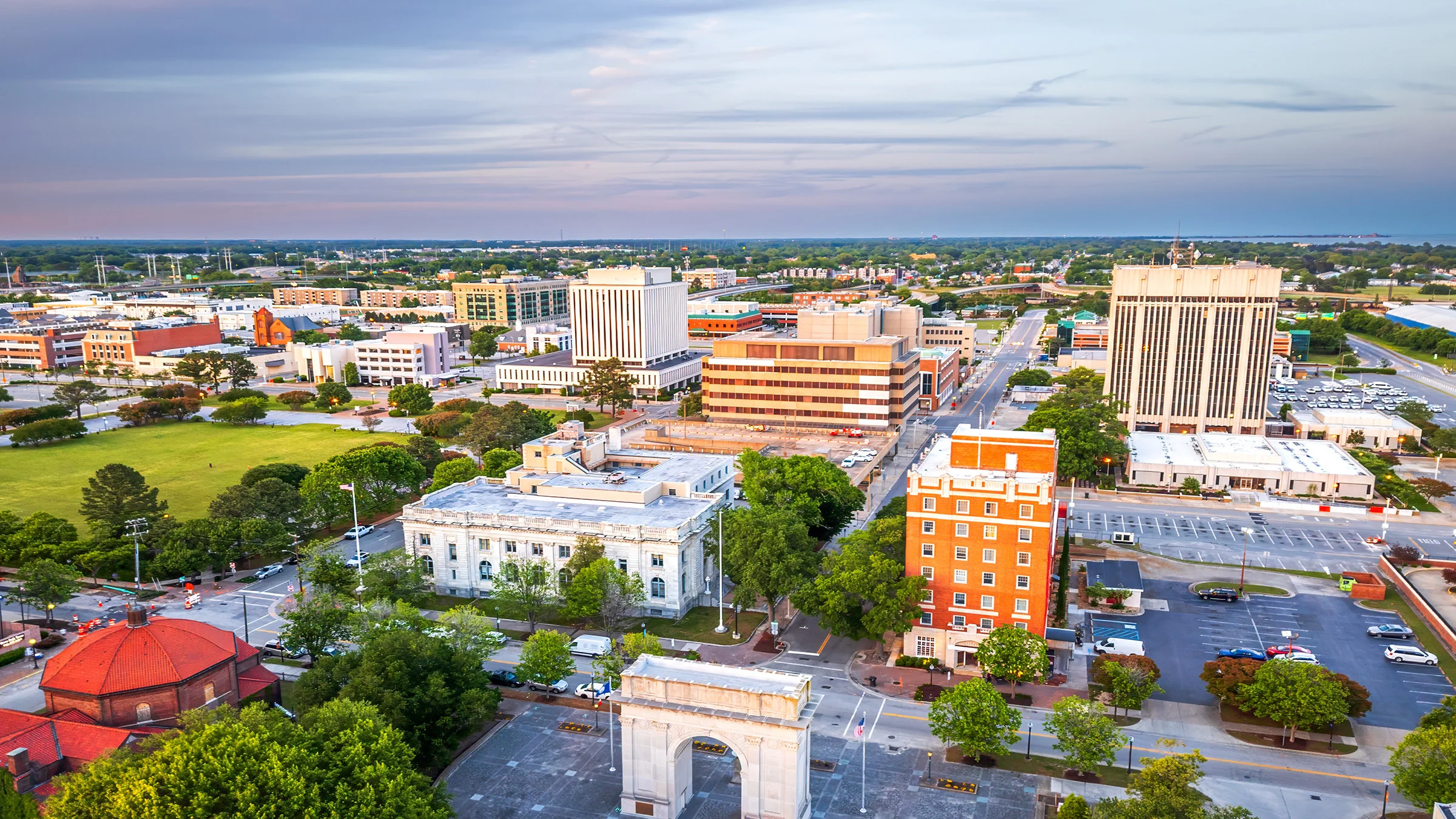 Newport News cityscape
