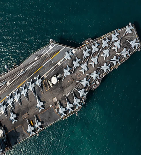 Airplane carrier ship