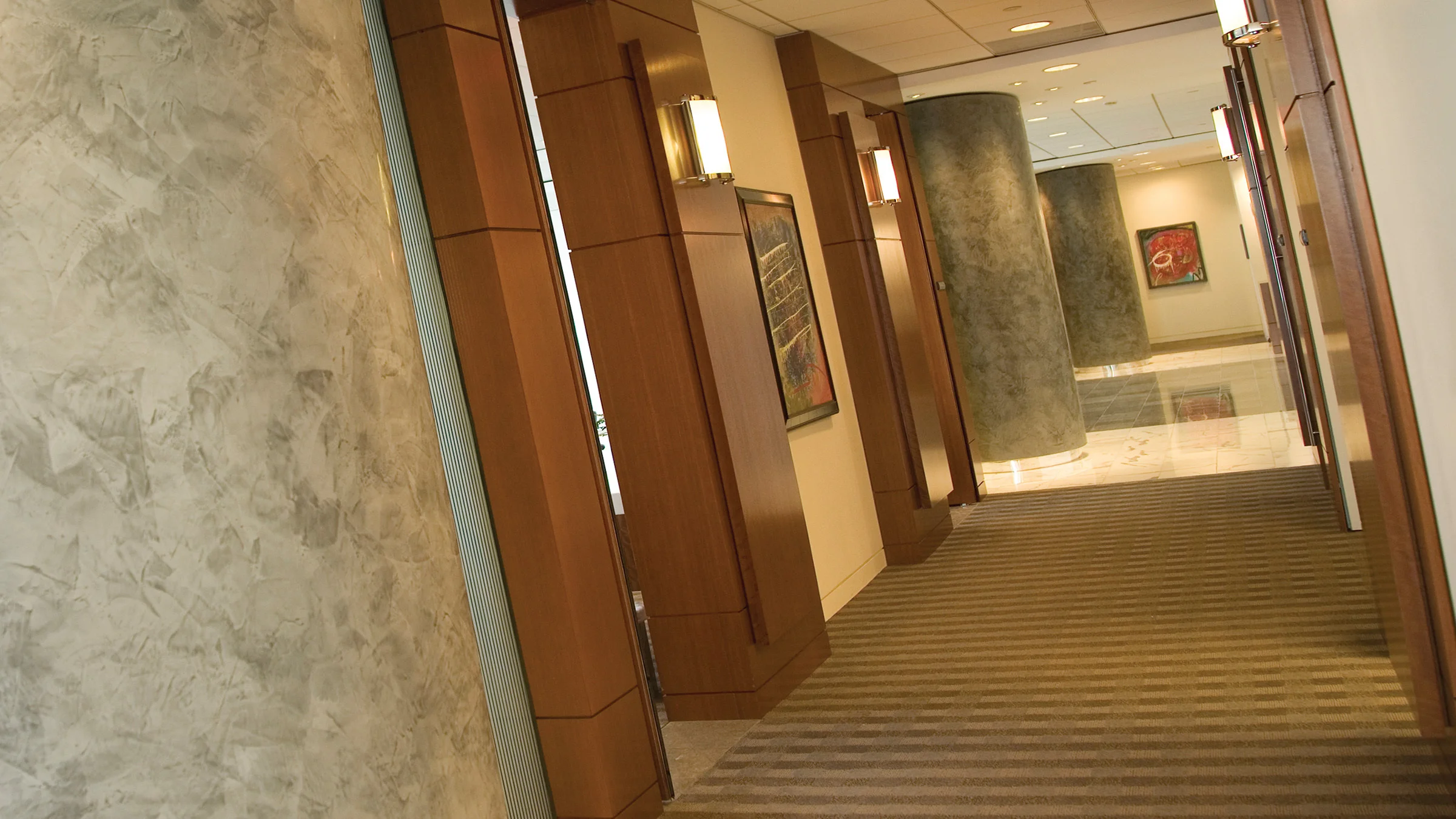 Kaufman & Canoles lobby hallway