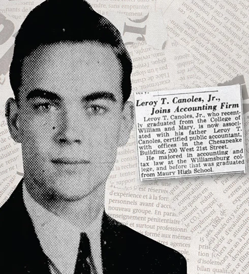 Leroy Canoles in 1951