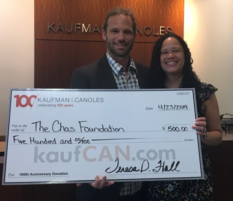Kaufman & Canoles donates to the Chas Foundation