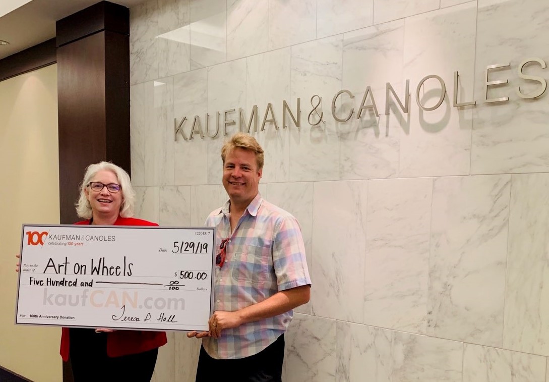 Kaufman & Canoles donates to Art on Wheels