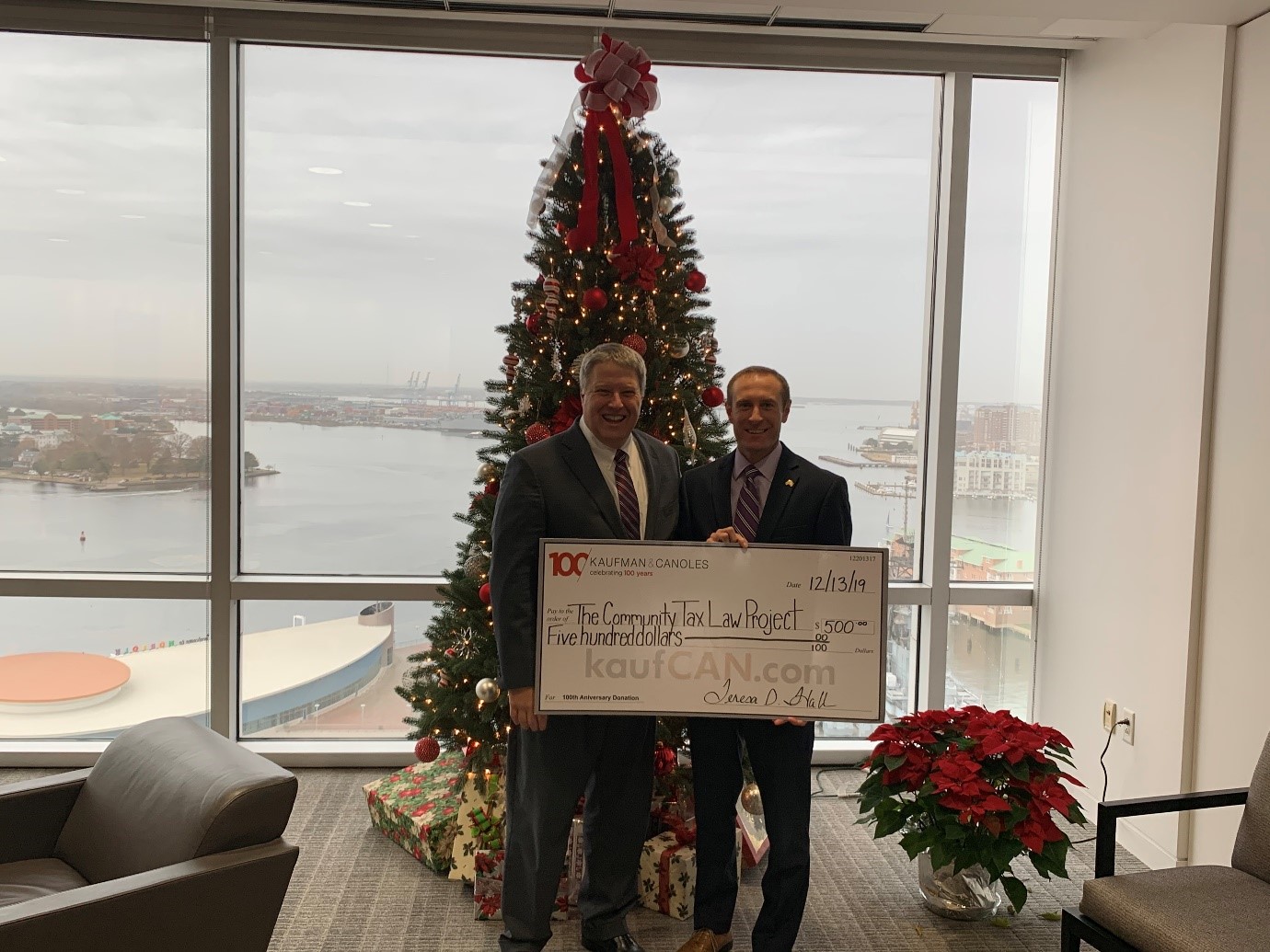 Kaufman & Canoles donates to the Community Tax Law Project